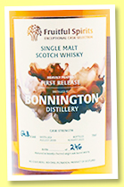 Bonnington 2020/2023 (64.8%, Fruitful Spirits First Release, virgin oak, cask #0779, 246 bottles)