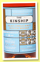 Bruichladdich 18 yo (61.5%, Hunter Laing, The Kinship, cask #HL20201, 245 bottles, 2023)