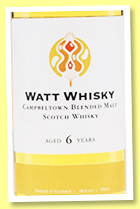 Campbeltown 6 yo 2017/2023 (58.6%, Watt Whisky, blended malt, barrel, 252 bottles) Campbeltown 6 yo 2017/2023 (58.6%, Watt Whisky, blended malt, barrel, 252 bottles)