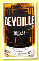 Devoille (40%, OB, France, single malt, +/-2023) Devoille (40%, OB, France, single malt, +/-2023)