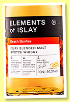Elements of Islay 'Beach Bonfire' (54.5%, Elixir Distillers, blended Islay malt, 2023) 