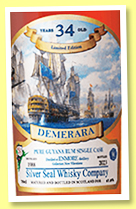 Enmore 34 yo 1988/2023 (47.9%, Silver Seal, Demerara, 103 bottles) Enmore 34 yo 1988/2023 (47.9%, Silver Seal, Demerara, 103 bottles)