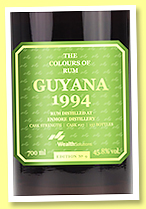 Enmore Versailles 29 yo 1994/2023 (45.8%, The Colours of Rum, Guyana, cask #27, 157 bottles)