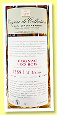 Fins Bois 1989 'Lot N° 865' (48.4%, Jean Grosperrin, 364 litres, +/-2024) Fins Bois 1989 'Lot N° 865' (48.4%, Jean Grosperrin, 364 litres, +/-2024)