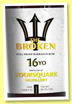 Foursquare 16 yo 2006/2023 (63.3%, Precious Liquors and Fine Spirits Club Poland, The Broken Trident, cask #18, 229 bottles) Foursquare 16 yo 2006/2023 (63.3%, Precious Liquors and Fine Spirits Club Poland, The Broken Trident, cask #18, 229 bottles)