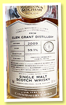 Glen Grant 13 yo 2009/2023 (59.1%, Gordon & MacPhail, Connoisseurs Choice, first fill sherry butt, cask #900938, 642 bottles) Glen Grant 13 yo 2009/2023 (59.1%, Gordon & MacPhail, Connoisseurs Choice, first fill sherry butt, cask #900938, 642 bottles)