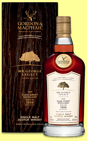 Glen Grant 1958/2023 'Mr George Legacy Fourth Edition' (56.5%, Gordon & MacPhail, first fill sherry butt, cask #3818, 376 bottles) 
