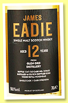 Glen Ord 12 yo 2011/2023 (59.1%, James Eadie, refill hogshead, cask #305633, 313 bottles) Glen Ord 12 yo 2011/2023 (59.1%, James Eadie, refill hogshead, cask #305633, 313 bottles)