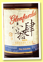 Glenfarclas 13 yo 'Trio Selection – Blue' (46.3%, OB, Taiwan, sherry cask, 1800 bottles, 2016) 