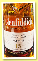 Glenfiddich 15 yo 'Perpetual Collection Vat 03' (50.2%, OB, 2022)