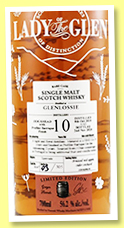 Glenlossie 10 yo 2010/2020 (56.2%, Lady of the Glen, Profiler barrique finish, cask #8647, 305 bottles)
