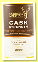 Glenlossie 2008/2017 (61.7%, Gordon & MacPhail, Cask Strength, 1st fill sherry butt, cask #6775)