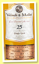 Glenlossie 25 yo 1993/2019 (53.9%, Valinch & Mallet, bourbon hogshead, cask #19-2501, 203 bottles) Glenlossie 25 yo 1993/2019 (53.9%, Valinch & Mallet, bourbon hogshead, cask #19-2501, 203 bottles)