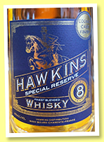 Hawkins 8 yo 'Cognac Cask Finish' (40%, OB, blended whisky, Albania, +/-2023) Hawkins 8 yo 'Cognac Cask Finish' (40%, OB, blended whisky, Albania, +/-2023)