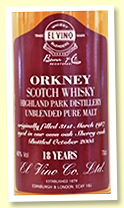 Highland Park 18 yo 1987/2005 (40%, El Vino, sherry)