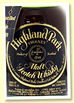 Highland Park 21 yo 1959/1980 (43%, OB 'green dumpy') 