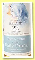Ireland 22 yo 2001/2023 (54.4%, The Nectar of The Daily Drams, Irish single malt, peated) Ireland 22 yo 2001/2023 (54.4%, The Nectar of The Daily Drams, Irish single malt, peated)