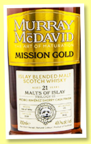 Islay Trilogy III 21 yo 2001/2022 (49.7%, Murray McDavid, Mission Gold, blended malt, PX sherry hogshead finish, 170 bottles) 