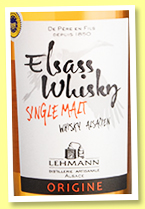 Lehmann 7 yo 'Elsass Whisky Origine' (40%, OB, France, +/-2023) Lehmann 7 yo 'Elsass Whisky Origine' (40%, OB, France, +/-2023)