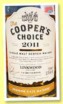 Linkwood 10 yo 2011/2022 (52.5%, The Cooper's Choice, bourbon cask, cask #303532, 318 bottles) Linkwood 10 yo 2011/2022 (52.5%, The Cooper's Choice, bourbon cask, cask #303532, 318 bottles)