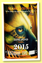 Long Pond 7 yo 2015/2023 (62.2%, The Whisky Jury, Jamaica, refill barrel, cask #1, 259 bottles) 