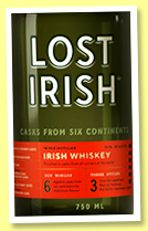Lost Irish Whiskey (40%, OB, Irish blend, +/-2022) Lost Irish Whiskey (40%, OB, Irish blend, +/-2022)