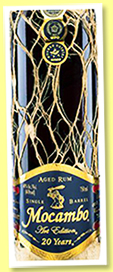 Mocambo 20 yo (40%, OB, Mexico, Art Edition, +/-2023) Mocambo 20 yo (40%, OB, Mexico, Art Edition, +/-2023)