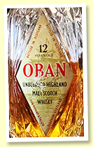 Oban 12 yo (43%, OB, cut decanter bottle, Italian import, 1970s) Oban 12 yo (43%, OB, cut decanter bottle, Italian import, 1970s)