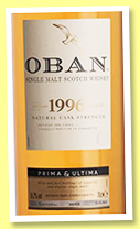 Oban 26 yo 1996/2022 (55.2%, OB, Prima & Ultima, refill European oak butt, 428 bottles, 2023) Oban 26 yo 1996/2022 (55.2%, OB, Prima & Ultima, refill European oak butt, 428 bottles, 2023)