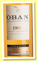 Oban 26 yo 1996/2022 (55.2%, OB, Prima & Ultima, refill European oak butt, 428 bottles, 2023)