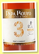 Papa Rouyo 3 yo 'Vieux' (46%, OB, Guadeloupe, agricole, 2023) Papa Rouyo 3 yo 'Vieux' (46%, OB, Guadeloupe, agricole, 2023)