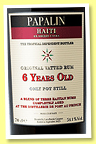 Papalin 6 yo (54.1%, Velier, Haiti, ex-sherry casks, 2023) Papalin 6 yo (54.1%, Velier, Haiti, ex-sherry casks, 2023)