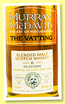 Peatside 6 yo 2015/2022 (50%, Murray McDavid, The Vatting, blended malt, Madeira + Ex Islay Cask finish, 1867 bottles) 