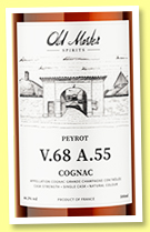 Peyrot 'V.68 A.55' (44.4%, Old Master Spirits, Grande Champagne, 141 bottles)