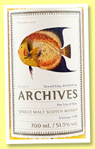 Secret Islay 31 yo 1990/2022 (51.9%, Archives, Fishes of Samoa, refill hogshead, cask #4404337, 257 bottles)