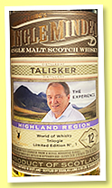 Talisker 12 yo 2011/2023 (56.3%, Douglas Laing, Single Minded for World of Whisky Waldhaus, Claudio Bernasconi 'The Experience', refill hogshead, cask #DL17878, 159 bottles) Talisker 12 yo 2011/2023 (56.3%, Douglas Laing, Single Minded for World of Whisky Waldhaus, Claudio Bernasconi 'The Experience', refill hogshead, cask #DL17878, 159 bottles)