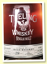 Teeling 28 yo (46.6%, OB, cask #6756, sherry, 2019)
