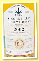 The Cedar Tree 21 yo 2002/2023 (52.8%, The Whisky Cask Company, single malt, Tree of Life Serie, Demerara rum cask, 305 bottles) 