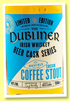 The Dubliner 'Rascals Irish Coffee Stout' (40%, OB, Irish, batch 1, +/-2023)