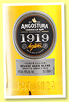 Angostura ‘1919’ (40%, OB, Trinidad, +/-2023) Angostura ‘1919’ (40%, OB, Trinidad, +/-2023)