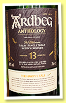 Ardbeg 13 yo 'Anthology The Harpy's Tale' (46%, OB, 2023)