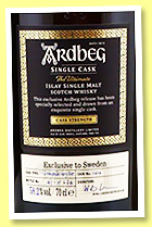 Ardbeg 2011/2024 (58.2%, OB, for Sweden, 1st fill manzanilla, cask #2464, 624 bottles) 
