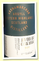 Ardnamurchan 2018/2024 (59.1%, OB for The Whisky Exchange, cask #1058, 1st fill sherry butt, 702 bottles) Ardnamurchan 2018/2024 (59.1%, OB for The Whisky Exchange, cask #1058, 1st fill sherry butt, 702 bottles)