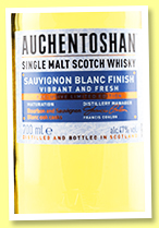 Auchentoshan ‘Sauvignon Blanc Finish’ (47%, OB, +/-2024) 