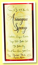 Aurian 45 yo 1977/2024 (45.2%, Armagnac Sponge, Decadent Drinks, Bas armagnac, 156 bottles) Aurian 45 yo 1977/2024 (45.2%, Armagnac Sponge, Decadent Drinks, Bas armagnac, 156 bottles)