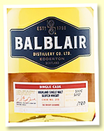 Balblair 2005/2021 (48.5%, OB for The Whisky Exchange, cask #213, 180 bottles) Balblair 2005/2021 (48.5%, OB for The Whisky Exchange, cask #213, 180 bottles)