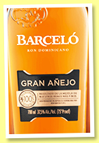 Barcelo 'Gran Anejo' (37.5%, OB, Dominican Republic, +/-2023)