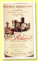 Bowmore 12 yo 1998/2010 (53.4%, Reifferscheid, Romantic Rhine Collection, sherry octave, cask #378194, 71 bottles) Bowmore 12 yo 1998/2010 (53.4%, Reifferscheid, Romantic Rhine Collection, sherry octave, cask #378194, 71 bottles)