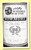 Bowmore 25 yo (53.1%, Jack Wiebers for Formel Lau, Whisky Racing, Switzerland, sherry cask, 2023) Bowmore 25 yo (53.1%, Jack Wiebers for Formel Lau, Whisky Racing, Switzerland, sherry cask, 2023)