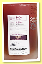 Bruichladdich 18 yo 2004/2023 (61.8%, OB, Exclusive to The Whisky Exchange, Micro-Provenance, 1st fill Sauternes, cask #1518, 234 bottles) 